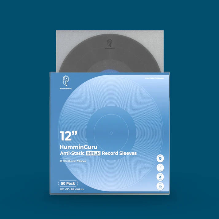 HumminGuru 12" Anti-Static Inner Record Sleeves (50 pack)